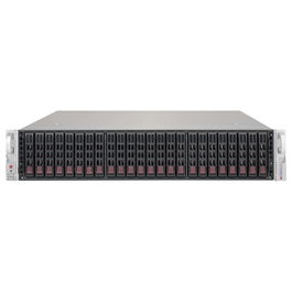 Super Micro Chasis de Servidor Rack Supermicro 2U con 24 Bahías 2.5" Hot-swap y 2 Fuentes de Alimentación 600W