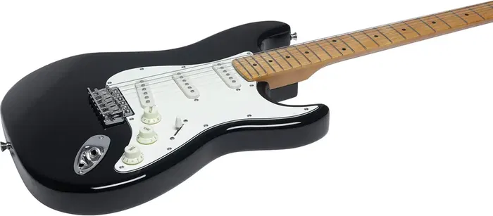 Eko Guitarra Eléctrica ST401 Tipo Stratocaster Diapasón Arce Negra