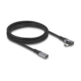 DeLOCK Cable de Extensión USB C a USB C 20 Gbps, 2 m, Negro