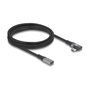 DeLOCK Cable de Extensión USB C a USB C 20 Gbps, 2 m, Negro