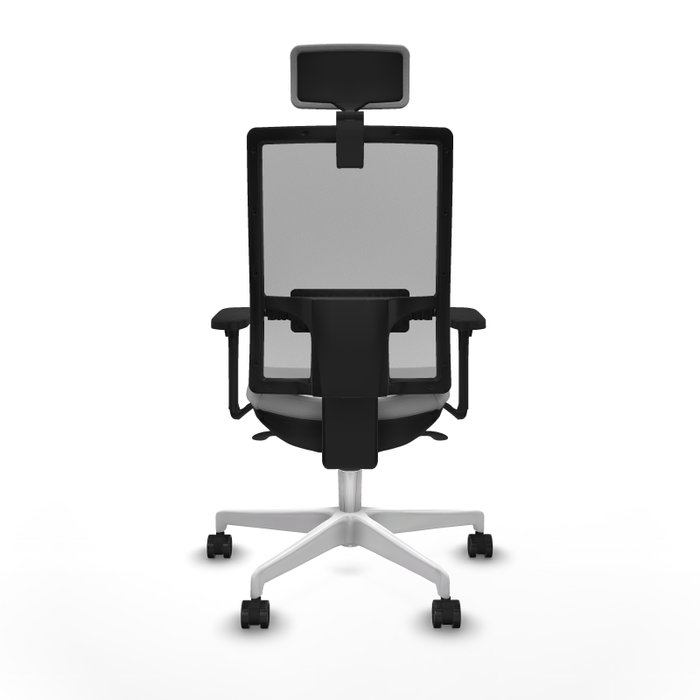 PIQUERAS Y CRESPO Silla de oficina Horna con mecanismo Sincro, Gris claro y Gris PIQUERAS Y CRESPO Silla de oficina Horna con mecanismo Sincro, Gris claro y Gris