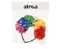 Cinturón de Flores con Calavera Multicolor para Día de los Muertos, Halloween y Carnaval - Accesorio Festivo