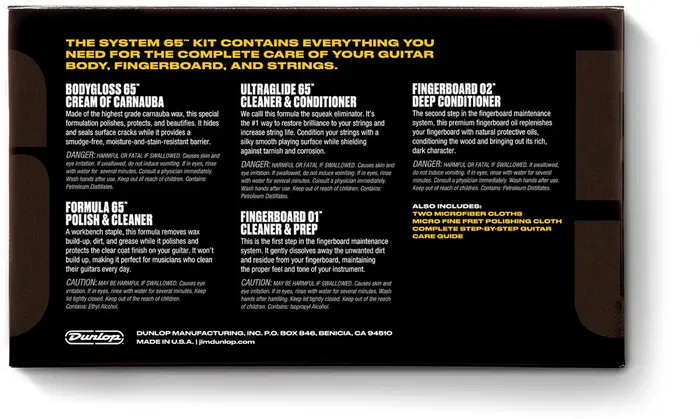 Dunlop Kit De Mantenimiento Para Guitarra Dunlop Kit De Mantenimiento Para Guitarra