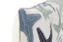 DKD Home Decor Cojín Mediterráneo Blanco y Azul 60x35x15 cm - Pack de 2 Unidades