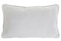 DKD Home Decor Cojín Mediterráneo Blanco y Azul 60x35x15 cm - Pack de 2 Unidades