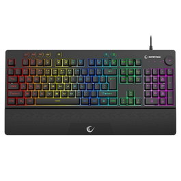 Rampage Simula RGB Makro Gaming Keyboard, negra, layout polaco