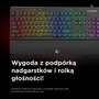 Rampage Simula RGB Makro Gaming Keyboard, negra, layout polaco