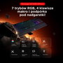 Rampage Simula RGB Makro Gaming Keyboard, negra, layout polaco