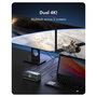 ICY BOX Heart Dock 2300 Dock 11 en 1 con Carga GaN 160 W y Pantalla LCD, 100W USB-PD, USB-C 10 Gbps, HDMI 4K 120Hz, Ethernet