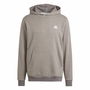 Sudadera con Capucha Hombre Adidas Seasonal Essentials Melange Hoodie Marrón Beige