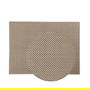 OYV Tablemat Mantelito Individual, Marron/Beige, 48 x 36 cm, Plastico Trenzado, Complemento de Mesa