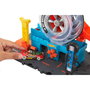 MATTEL Hot Wheels City Super Twist Tire Shop Juego de Tienda de Neumáticos con Vehículo para Niños 3-4 Años