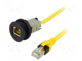 HARTING Tomacorriente RJ45 har-port Negro