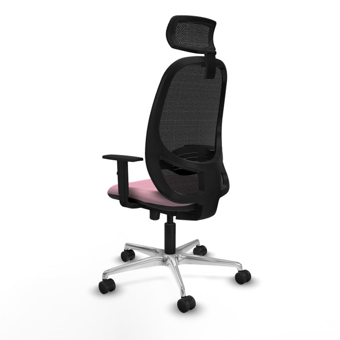 PIQUERAS Y CRESPO Silla de oficina Cilanco Rosa con mecanismo Sincro/Traslack PIQUERAS Y CRESPO Silla de oficina Cilanco Rosa con mecanismo Sincro/Traslack