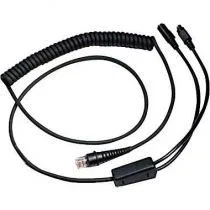 Honeywell 59/59002/3 Cable Serie PS/2 Hembra-Hembra Negro para Escáneres Xenon, Voyager, Hyperion, Granit