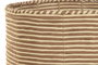 DKD Home Decor Macetero Urban Bicolor Fibra Trenzada Metal 37x37x81 cm Set 2 Unidades