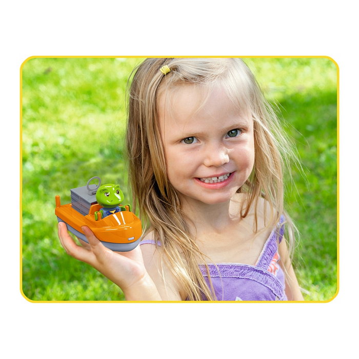 Simba-Dickie Mountain Lake Aquaplay Sistema de Canales con Figuras y Vehículos, 44 Piezas, Azul/Multicolor, Juguete de Agua, Edad 3-7 Años, 8700001542