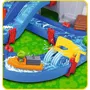Smoby Aquaplay Mountain Lake - Circuito acuático de agua con montaña, lago, barco y figuras para niños +3 años