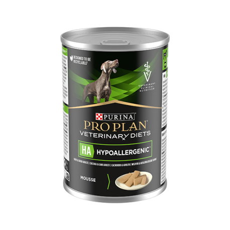Purina Pro Plan Diet Canine HA Hypoallergenic Alimento Hipoalergénico para Perros, 12 latas de 400 gr Purina Pro Plan Diet Canine HA Hypoallergenic Alimento Hipoalergénico para Perros, 12 latas de 400 gr