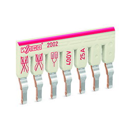WAGO 2002-477 Schachtelbrcker 7 vías, aislada, gris claro