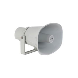 Fonestar Altavoz Exponencial VULKAN-30, 30W RMS, IP66, 8Ω, para Megafonía Exterior e Industrial, Blanco