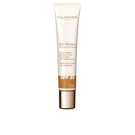 Clarins Skin Illusion Tinted Moisturizer Tratamiento Antiedad con Color Efecto Glow SPF25 - Tono #06 - 40 ml