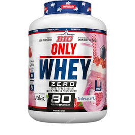 BIG Only Whey Concentrado de Proteína de Suero - Sabor Fresa Strawberry 2 kg - Batido para Musculación y Recuperación