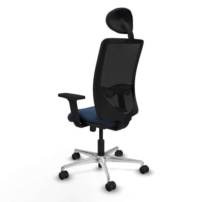 PIQUERAS Y CRESPO Silla de oficina Zulema Azul marino y Negro PIQUERAS Y CRESPO Silla de oficina Zulema Azul marino y Negro