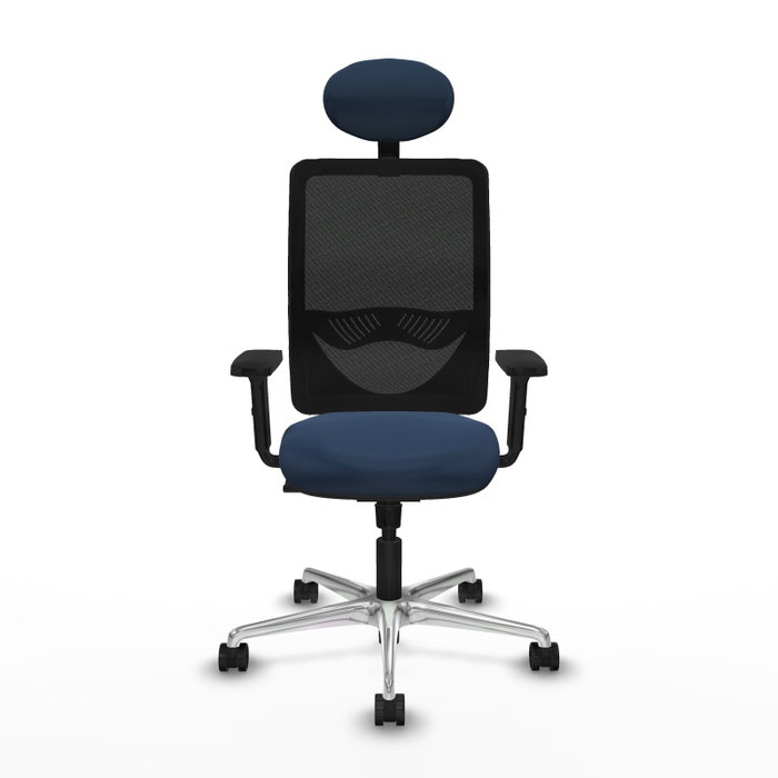 PIQUERAS Y CRESPO Silla de oficina Zulema Azul marino y Negro PIQUERAS Y CRESPO Silla de oficina Zulema Azul marino y Negro