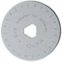 Olfa Cuchilla circular RB45-1 plateada 45 x 0,3 mm