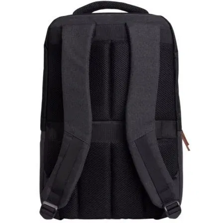 Trust Mochila Lisboa 25244 para Portátiles hasta 16", 23L, Negra, Resistente y Ecológica