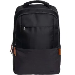 Trust Mochila Lisboa 25244 para Portátiles hasta 16", 23L, Negra, Resistente y Ecológica