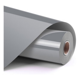 LOKLiK Europe Vinilo de termotransferencia liso Plata Brillante 30,5 x 180 cm