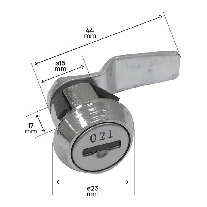 Arregui Cerradura CER0107 para buzones de exterior, 10 uds Arregui Cerradura CER0107 para buzones de exterior, 10 uds