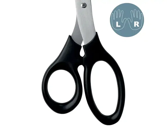 Leitz Tijera de Oficina de Acero Inoxidable 200 mm Color Negro