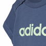 Conjunto Deportivo para Bebé Adidas I Lin Co Set Infantil Azul Gris Multicolor