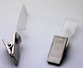 Iberplas 1072200 Caja 200 Pinzas Metálicas con Tira para Identificador