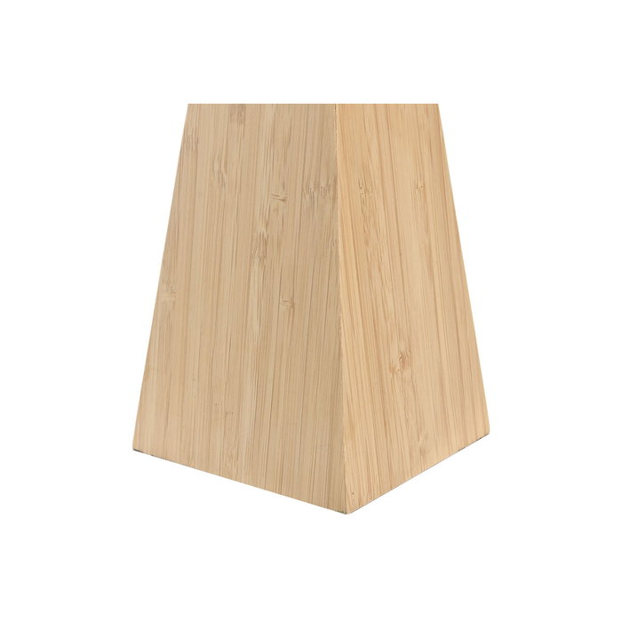 DKD Home Decor Lámpara de Sobremesa Bambú y Lino Natural