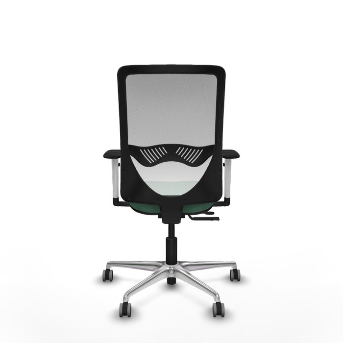 PIQUERAS Y CRESPO Silla de oficina Zulema Verde esmeralda y Blanco PIQUERAS Y CRESPO Silla de oficina Zulema Verde esmeralda y Blanco