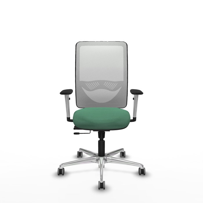 PIQUERAS Y CRESPO Silla de oficina Zulema Verde esmeralda y Blanco PIQUERAS Y CRESPO Silla de oficina Zulema Verde esmeralda y Blanco