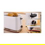 Bosch TAT4M221 Tostadora 2 Ranuras, 950W, Blanco, Acero Inoxidable, Función Descongelar y Recalentar, Control Electrónico del Tostado