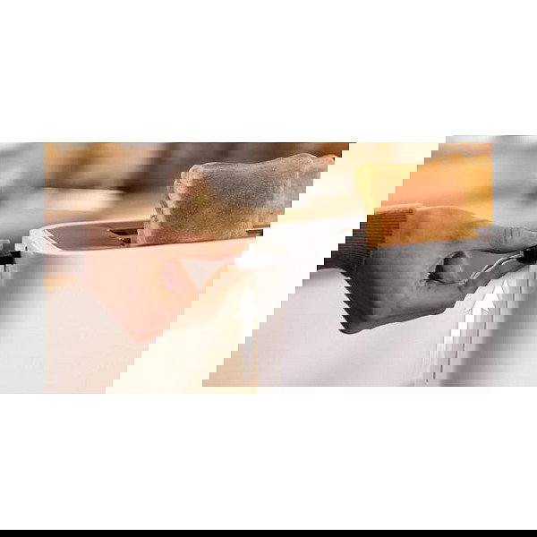 Bosch TAT4M221 Tostadora 2 Ranuras, 950W, Blanco, Acero Inoxidable, Función Descongelar y Recalentar, Control Electrónico del Tostado