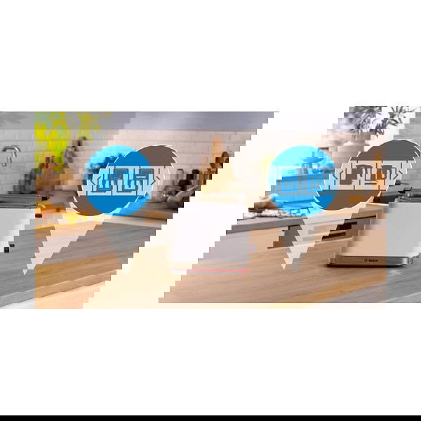 Bosch TAT4M221 Tostadora 2 Ranuras, 950W, Blanco, Acero Inoxidable, Función Descongelar y Recalentar, Control Electrónico del Tostado