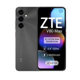 ZTE Blade V80 Max, 4GB RAM, 256GB, 6.9 pulg, Negro