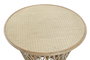 DKD Home Decor Mesita Auxiliar Marron Claro 60 x 60 x 52 cm Bambu Doble Cara