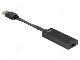 DeLOCK Adaptador de red USB Tipo-A a Gigabit LAN RJ45 Slim ASIX