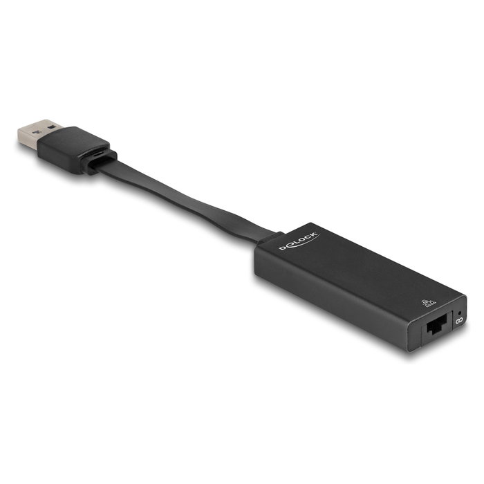 DeLOCK Adaptador USB Tipo-A a LAN Gigabit RJ-45 Negro DeLOCK Adaptador USB Tipo-A a LAN Gigabit RJ-45 Negro