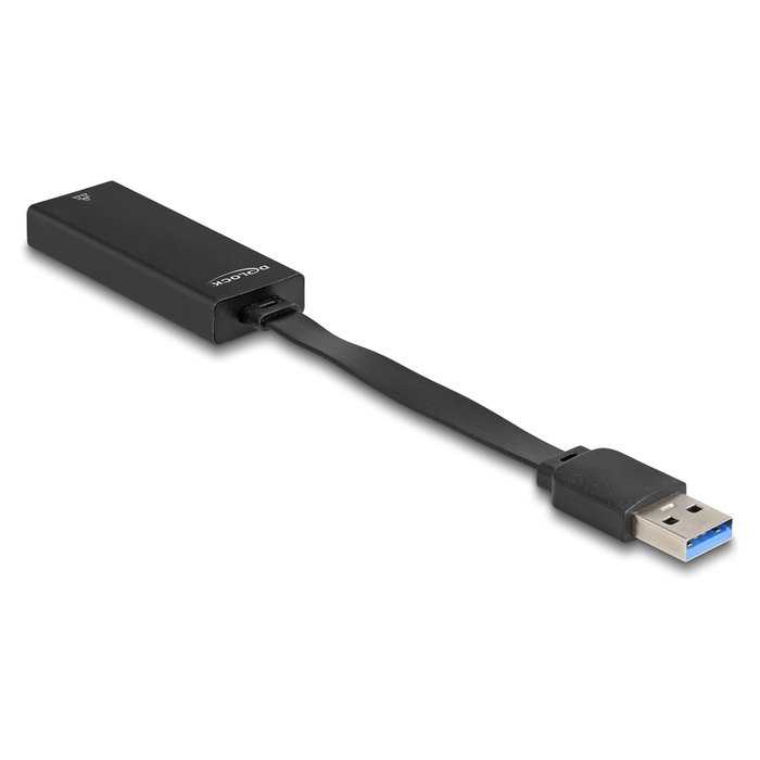 DeLOCK Adaptador USB Tipo-A a LAN Gigabit RJ-45 Negro DeLOCK Adaptador USB Tipo-A a LAN Gigabit RJ-45 Negro