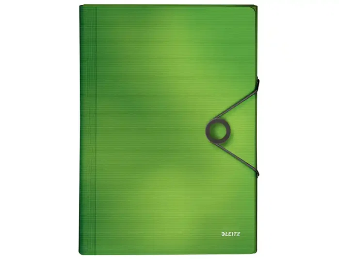 Leitz Solid Clasificadora Fuelle DIN A4 Verde con 6 Compartimentos Leitz Solid Clasificadora Fuelle DIN A4 Verde con 6 Compartimentos