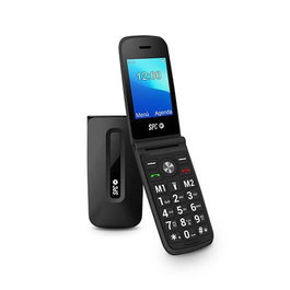 SPC Teléfono Móvil Concha Senior 2325N, Dual SIM, Cámara 0.08Mpx, Bluetooth, Pantalla QVGA 240x320, Radio FM, Color Titan